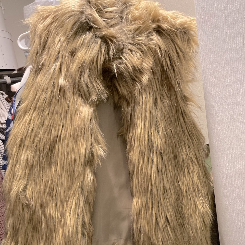 ****SOLD Cavalini Faux Fur Vest